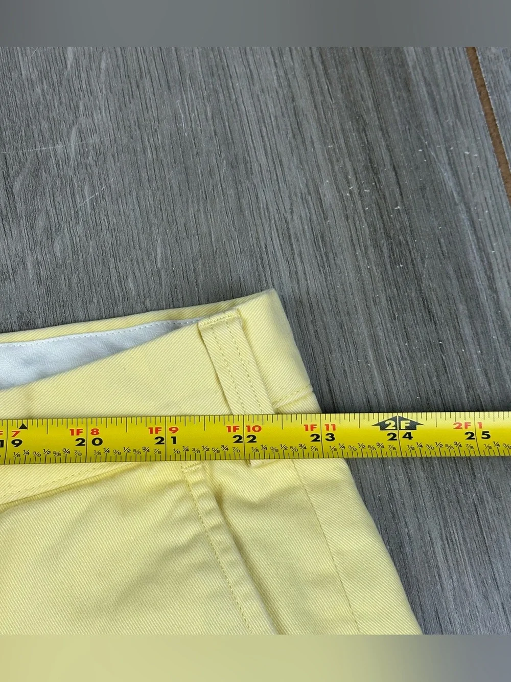 Polo Ralph Lauren Pants 44Bx30 BIG  (tag 46Bx32) Cotton Flat Front Yellow